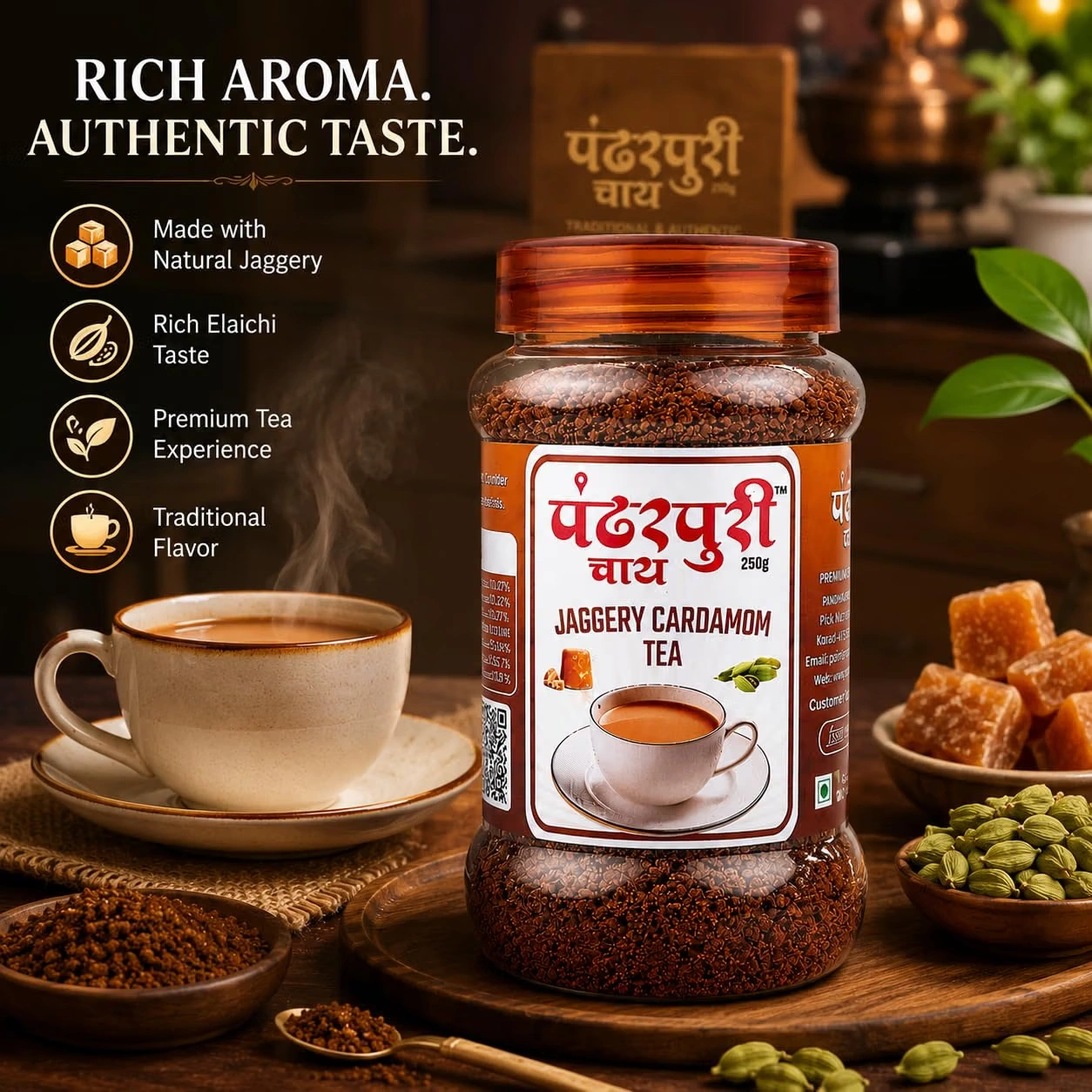 Pure Natural Jaggery (Gud) Powder – 250g - Image 3