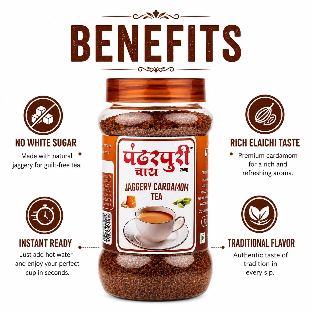 Pure Natural Jaggery (Gud) Powder – 250g - Image 5